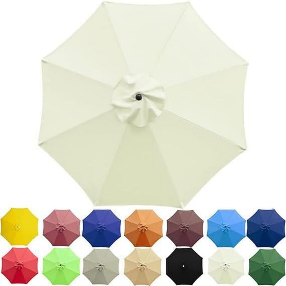 sonnenschirm ersatzbezug 2m23m25m27m3m35m4m 68 streben ultraviolett-schutz ampelschirm bezug wasserdicht schirmbezug sonnenschirm ersatzteile fuer balkon garten pool und strand