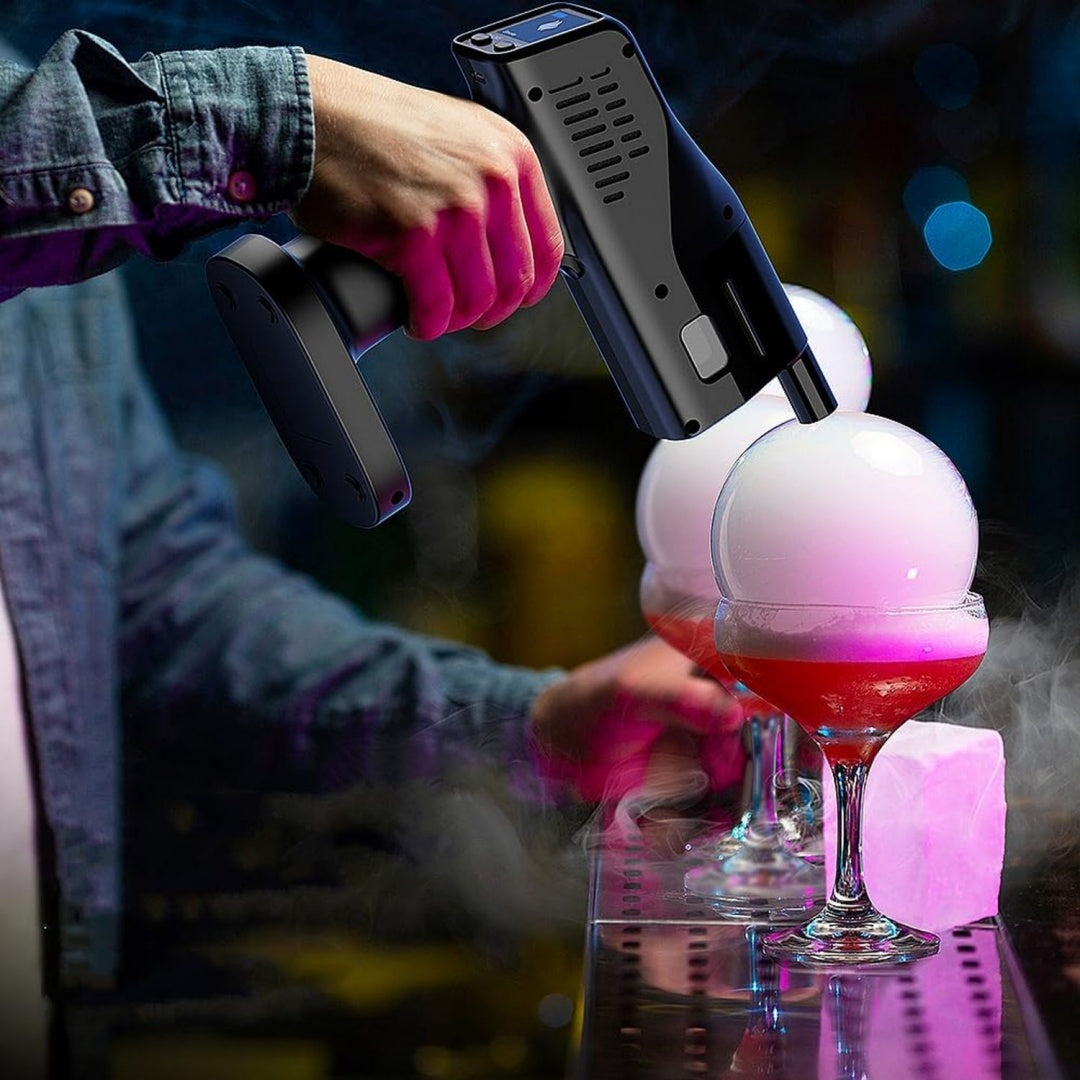 elektrisches drink smoker kit cocktail smoker infuser set mit 4 flavors geschenke fuer whiskey bourbon fuer vater ehemann und cocktail-liebhaber