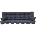 polsterauflage hollywoodschaukel 180x50 modell 921 farbe anthrazit