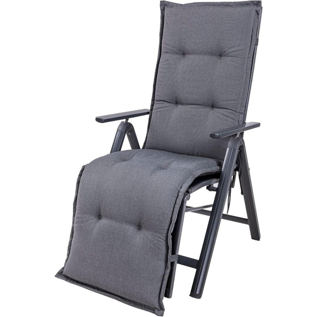 50089-51 auflage relaxliege milano grau meliert 168x48x6 cm