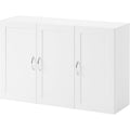 badezimmerschrank haengeschrank bad 60x30x90 cm weiss feuchtigkeitsbestaendige melaminbeschichtung schmaler haengeschrank mit verstellbaren boeden fuer bad flur